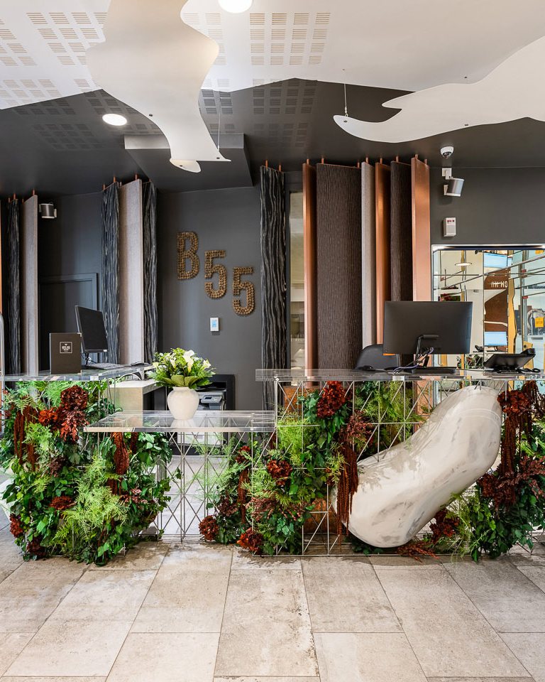 Verrière de petit-déjeuner d’un hôtel indépendant 4 étoiles à Paris